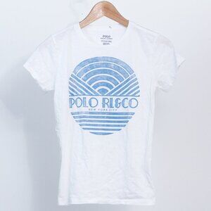 NWOT Polo Ralph Lauren Women's RL & Co White New York City Graphic T-Shirt, XS